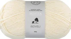 Novita lanka Isoveli 100 g luonnonvalkoinen