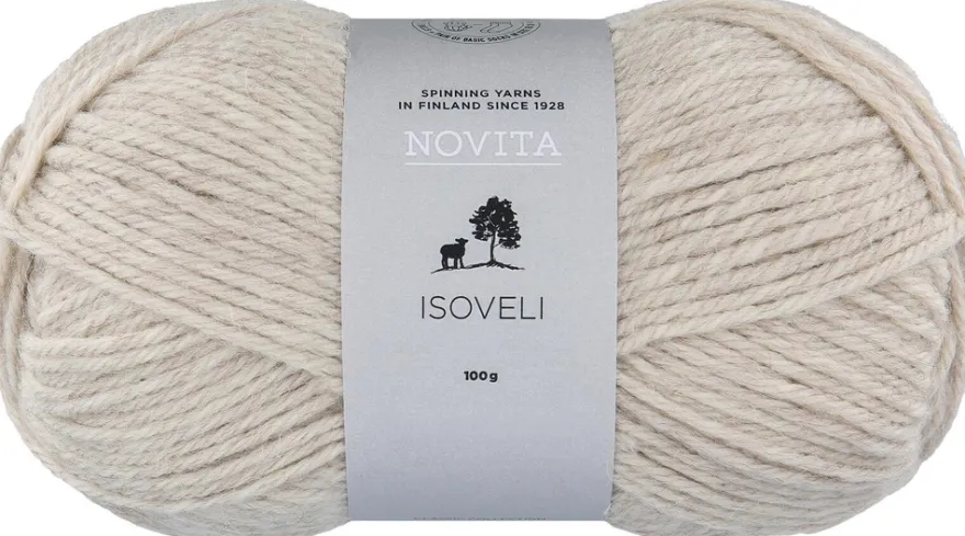 Novita lanka Isoveli 100 g pellava