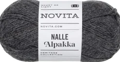 Novita lanka Nalle Alpakka 50g grafiitti 044