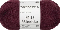 Novita lanka Nalle Alpakka 50g marja-aronia 5481