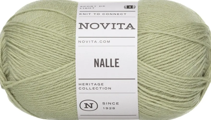 Novita lanka Nalle 100g vaalea salvia 3161
