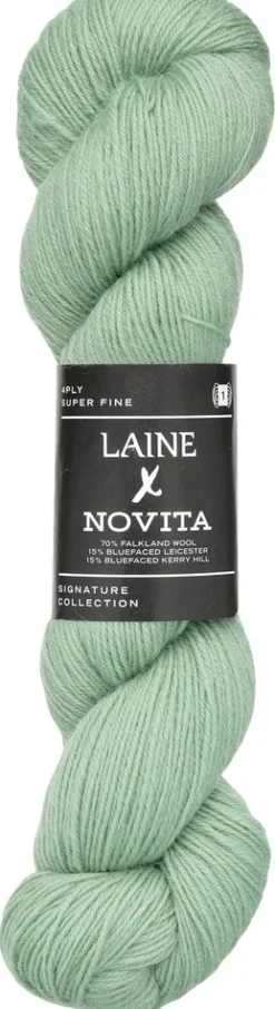 Novita lanka Novita x Laine 4PLY 100 g Frosted Mint 3131