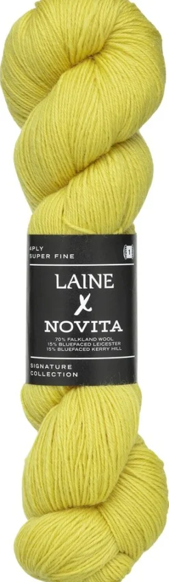 Novita lanka Novita x Laine 4PLY 100 g Amalfi Lemon 2311
