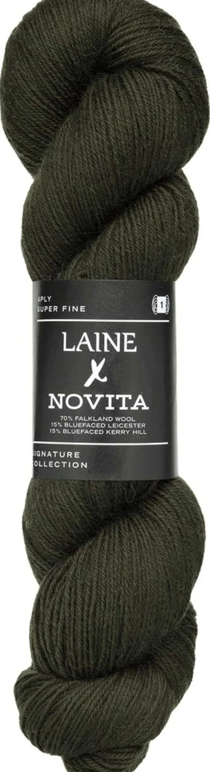 Novita lanka Novita x Laine 4PLY 100 g Pine Forest 3651