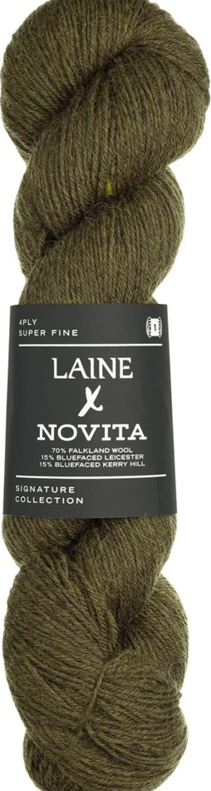 Novita lanka Novita x Laine 4PLY 100 g Earthy Olive 3401