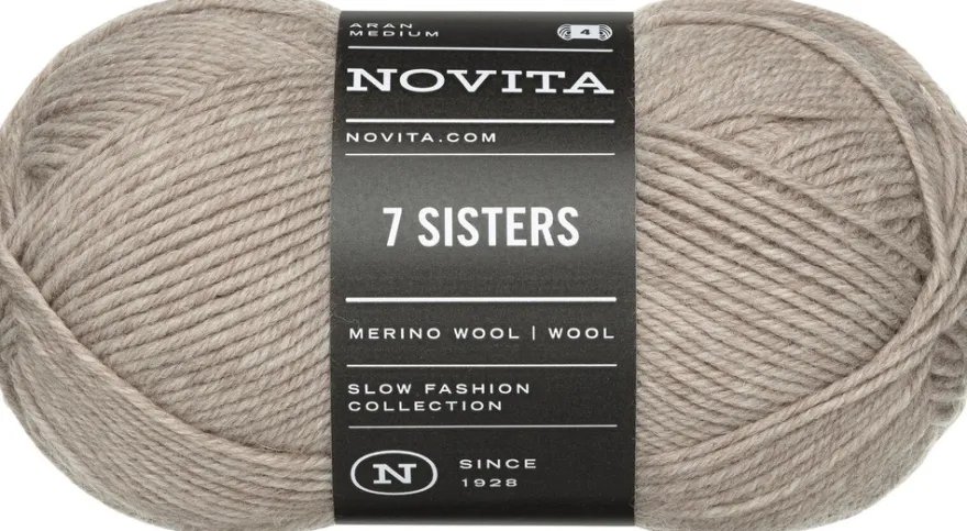 Novita lanka 7 Sisters 100g hiekka 060