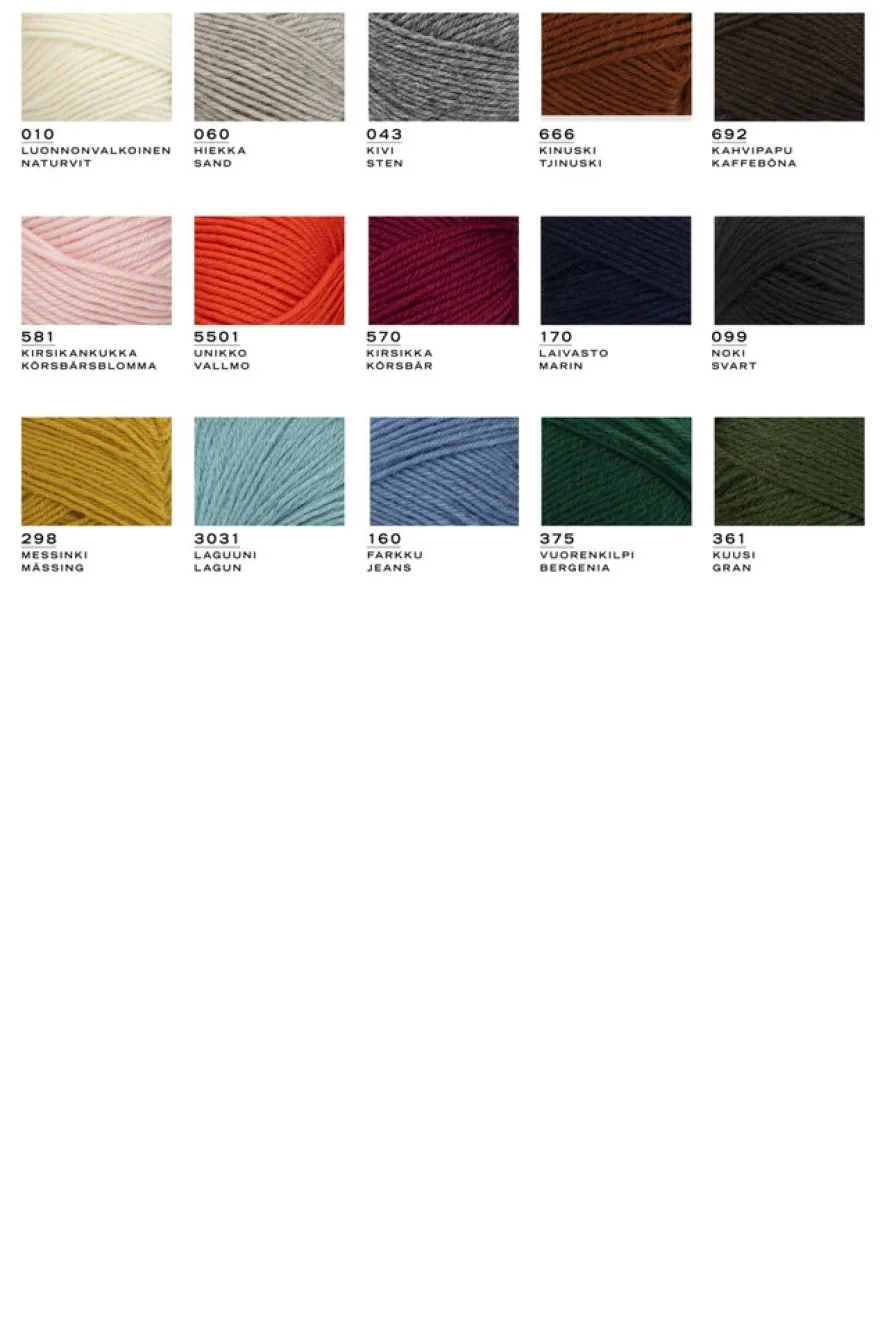 Novita lanka 7 Sisters 100g hiekka 060