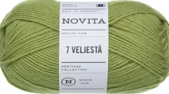 Novita lanka 7 Veljestä 100 g artisokka 330