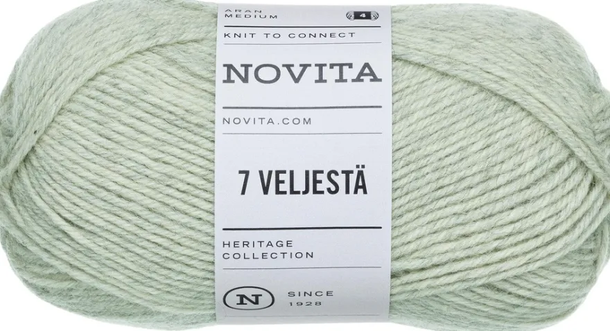 Novita lanka 7 Veljestä 100 g jäkälä 047