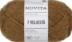 Novita lanka 7 Veljestä 100 g kupari 646
