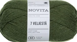 Novita lanka 7 Veljestä 100 g kuusikko 391