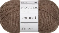 Novita lanka 7 Veljestä 100g metsäsieni 068