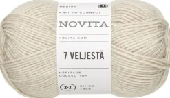 Novita lanka 7 Veljestä 100g pellava 061