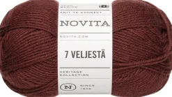 Novita lanka 7 Veljestä 100g ruoste 651