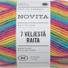 Novita Lanka 7 Veljestä Raita 100 g sateenkaari 980
