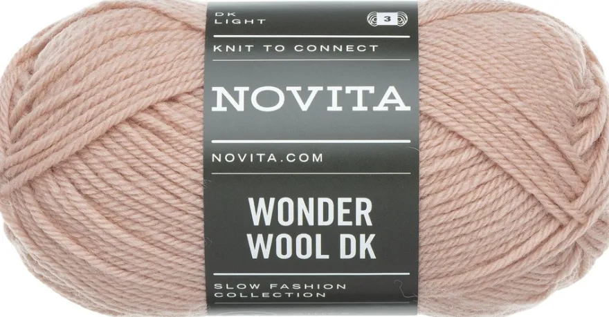 Novita lanka Wonder Wool DK 50 g puuteri 609