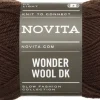 Novita lanka Wonder Wool DK 50 g tumma suklaa 6341
