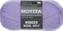 Novita lanka Wonder Wool 4PLY 50 g mustikkamaito 730
