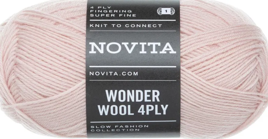 Novita lanka Wonder Wool 4PLY 50 g ballerina 509
