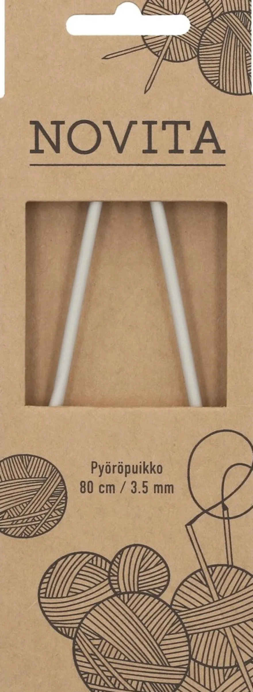 Novita Pyöröpuikko 80 cm - 3,5mm