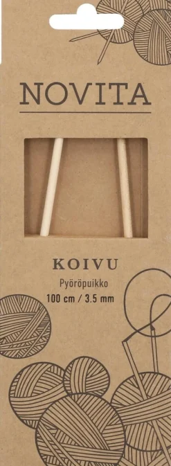 Novita Pyöröpuikko koivu 100 cm 3.5