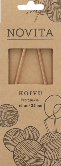 Novita Pyöröpuikko koivu 60cm - 3mm