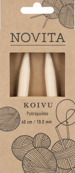 Novita Pyöröpuikko Koivu 40cm - 10mm