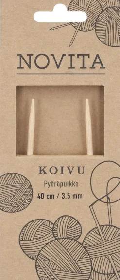 Novita Pyöröpuikko koivu 40cm 3.5mm