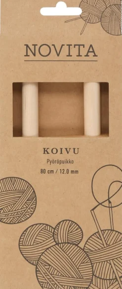 Novita Pyöröpuikko koivu 80cm - 12mm
