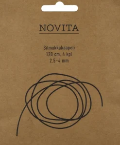Novita silmukkakaapeli 120 cm 4 kpl 2.5-4 mm
