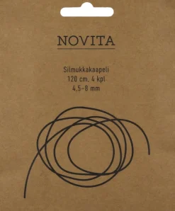 Novita silmukkakaapeli 120 cm 4 kpl 4.5-8 mm