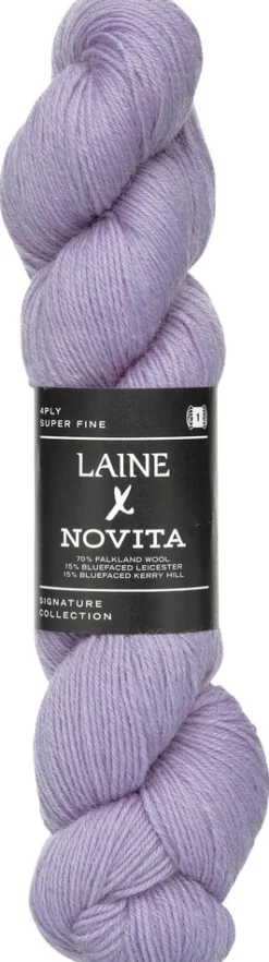 Novita x Laine 4PLY lanka 100 g Lilac Bloom 7171