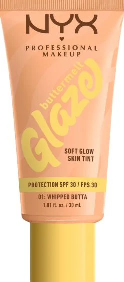 NYX Professional Makeup Buttermelt Glaze Skin Tint SPF30 meikkivoide 30 ml