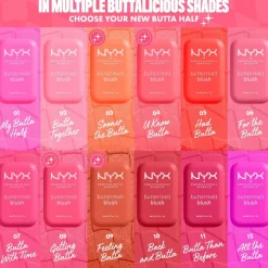 NYX Professional Makeup Buttermelt Blush poskipuna 5 g
