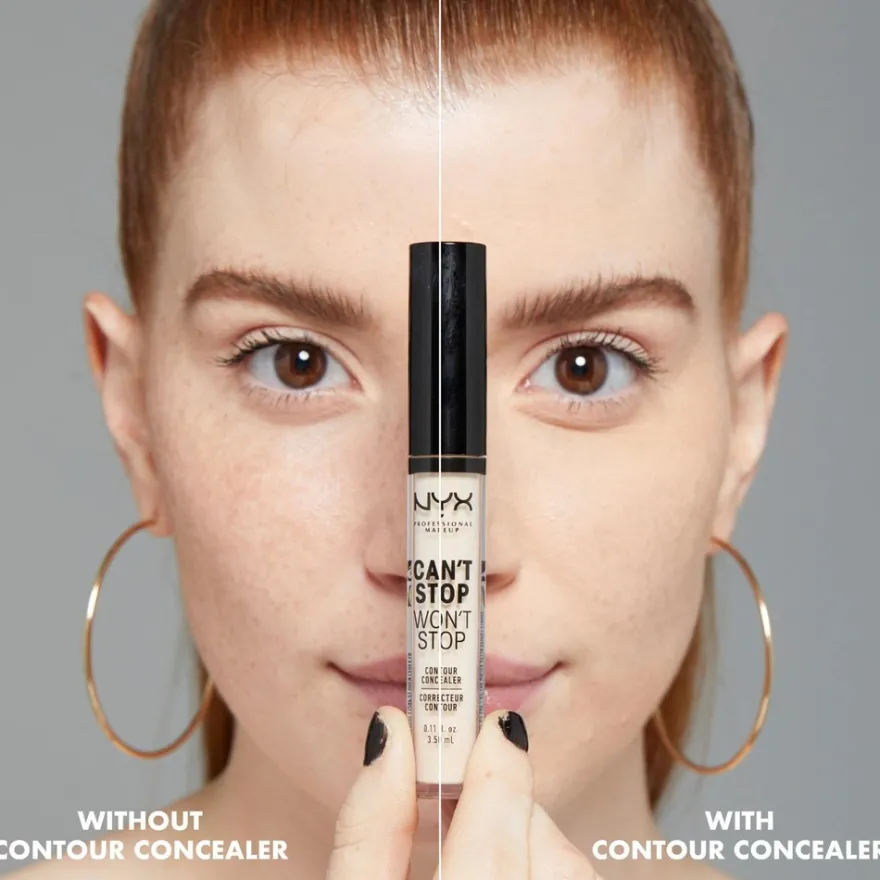 NYX Professional Makeup Can't Stop Won't Stop Contour Concealer peitevoide 3,5 ml