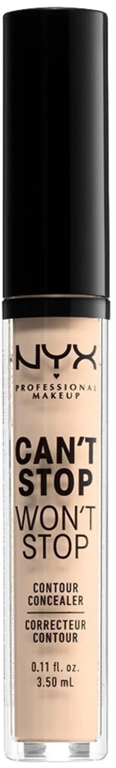 NYX Professional Makeup Can't Stop Won't Stop Contour Concealer peitevoide 3,5 ml