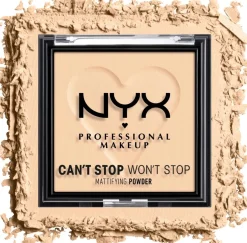 NYX Professional Makeup Can’t Stop Won’t Stop Mattifying Powder meikkipuuteri 6 g