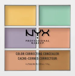 NYX Professional Makeup 3C Palette Color Correcting Concealer peiteväripaletti 1,5 g