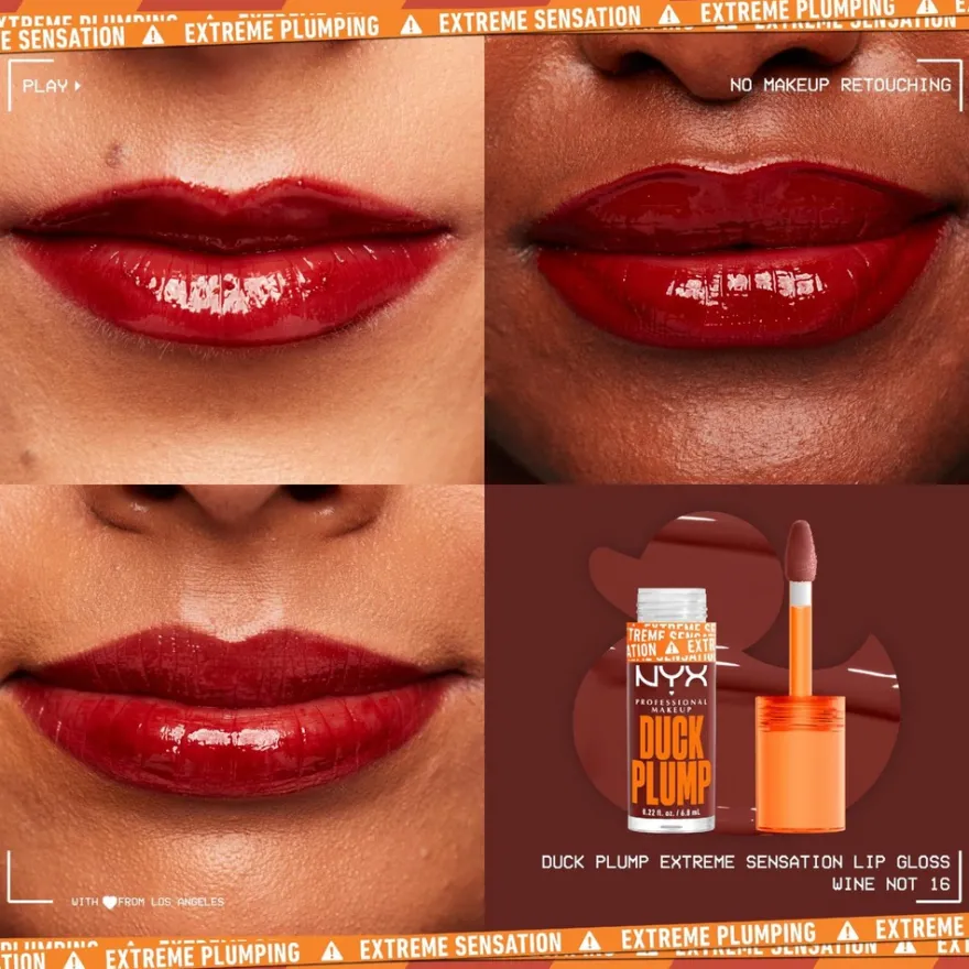 NYX Professional Makeup Duck Plump Lip Lacquer huulipuna 7 ml