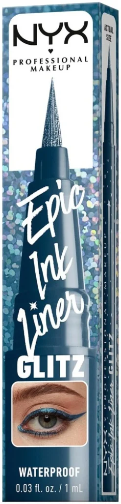 NYX Professional Makeup Epic Ink Liner Glitz vedenkestävä silmänrajauskynä 1 ml