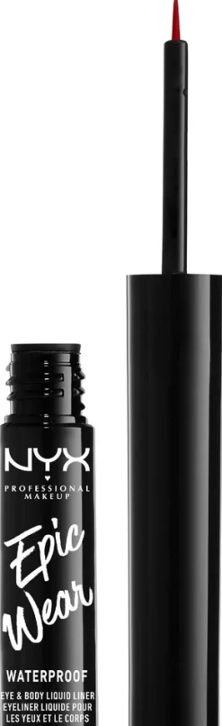 NYX Professional Makeup Epic Wear Semi Permanent Liquid Liner silmänrajauskynä 3,5 ml