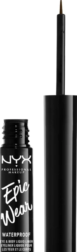 NYX Professional Makeup Epic Wear Semi Permanent Liquid Liner silmänrajauskynä 3,5 ml