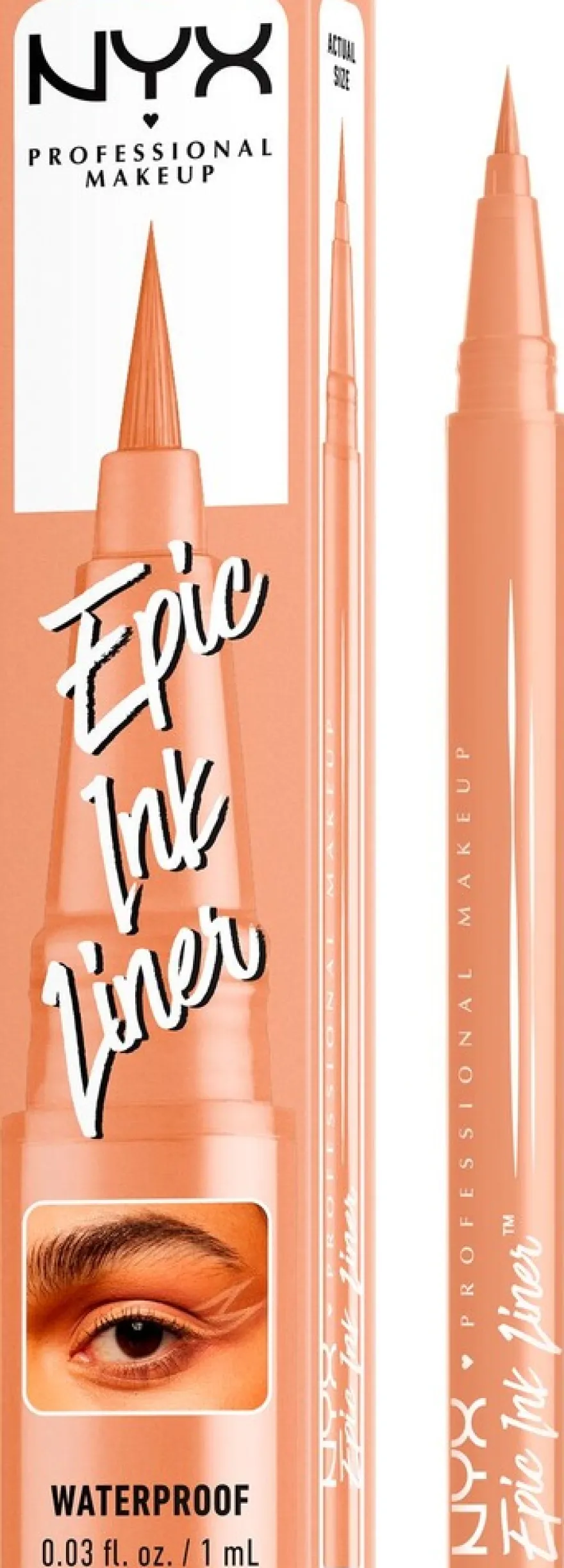 NYX Professional Makeup Epic Ink Liner Waterproof silmänrajauskynä 1 ml