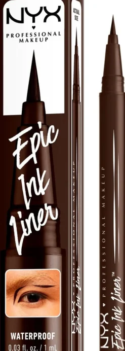 NYX Professional Makeup Epic Ink Liner Waterproof silmänrajauskynä 1 ml