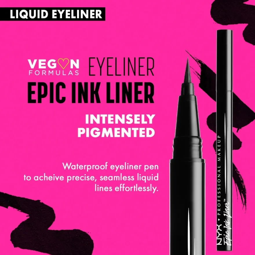 NYX Professional Makeup Epic Ink Liner silmänrajauskynä 1 ml