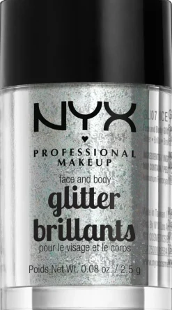 NYX Professional Makeup Face & Body Glitter kimalle kasvoille ja vartalolle 2,5 g