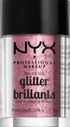 NYX Professional Makeup Face & Body Glitter kimalle kasvoille ja vartalolle 2,5 g