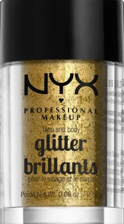 NYX Professional Makeup Face & Body Glitter kimalle kasvoille ja vartalolle 2,5 g