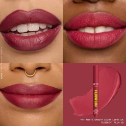NYX Professional Makeup Fat Matte Slick Click -huulipuna 8 ml