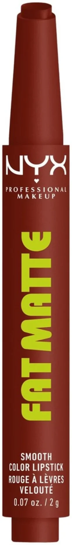 NYX Professional Makeup Fat Matte Slick Click -huulipuna 8 ml